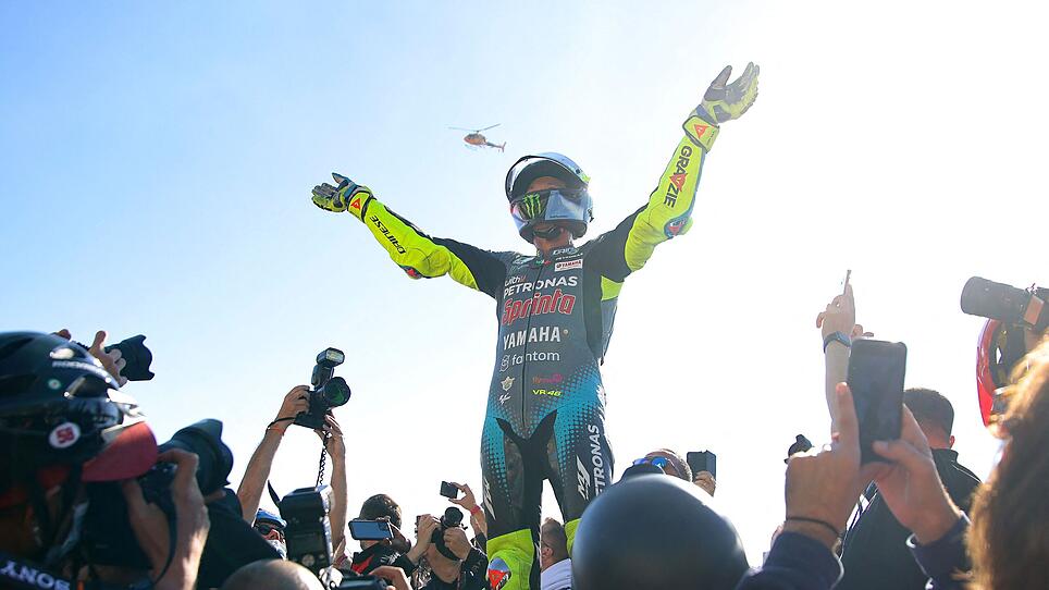 Arrivederci! Valentino Rossi nimmt mit Top-10-Platz Abschied