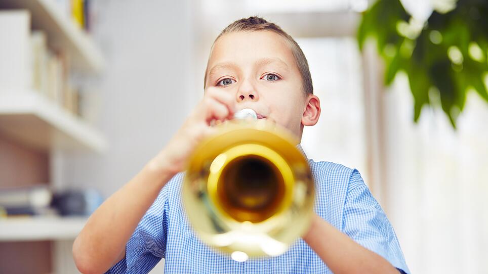 Kind Musik Trompete